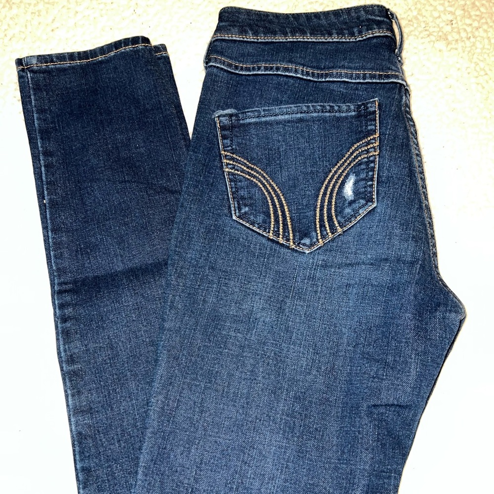 Blue Ripped Hollister Jeans